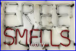 Free Smells Two Colors 20x16 Neon Light Sign Lamp Bar Beer Wall Decor Glass