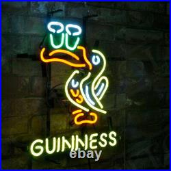 GUINNESS Toucan Bar Bistro Neon Sign Beer Pub Custom Boutique 17''X14'