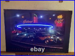 Galaxy Diner Beer Neon Sign Led Picture 36x24