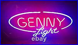 Genesee Genny Light Beer Neon Sign 19x12 Lamp Beer Bar Pub Store Wall Decor