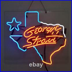 George Strait Neon Sign Beer Bar Pub Wall Decor Artwork Gift Ship From US