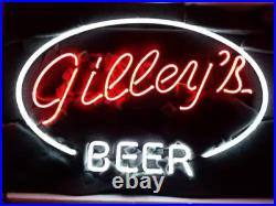 Gilley's Beer Glass Gift Shop Man Cave Neon Light Sign Decor Custom Bar 20