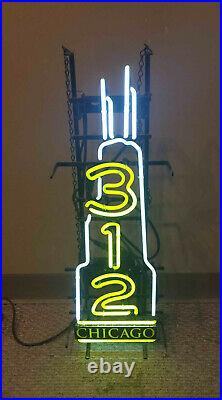 Goose Island 312 Chicago Beer Light Neon Sign 10 x 29 bar LOCAL PICKUP ONLY