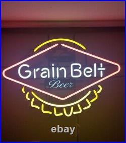 Grain Belt Beer Nordeast 24x20 Neon Light Sign Lamp Wall Decor Bar Open Glass Grain Belt Beer Nordeast 24x20 Neon Light Sign Lamp Wall Decor Bar Open Glass