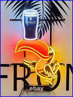Guinness Beer Toucan Left 20 Neon Lamp Light Sign With HD Vivid Printing