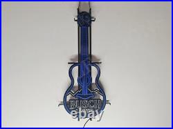 Guitar Snow Mountains Beer Lager 30x12 Vivid LED Neon Sign Light With Dimmer