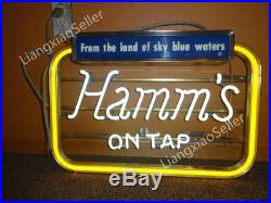 HAMM'S ON TAP NEON SIGN BEER BAR PUB MANCAVE business LIGHT Free shipping