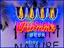 Hamm's Beer 24x20 Neon Light Lamp Sign With HD Vivid Printing