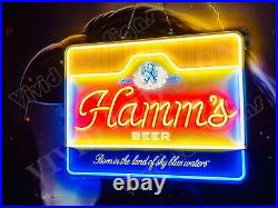 Hamm's Beer Since 1865 24x20 Vivid LED Neon Sign Light Lamp With Dimmer