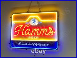 Hamm's Beer Since 1865 24x20 Vivid LED Neon Sign Light Lamp With Dimmer