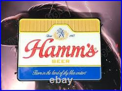 Hamm's Beer Since 1865 24x20 Vivid LED Neon Sign Light Lamp With Dimmer