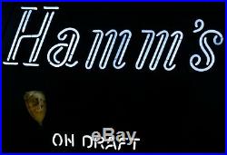 Hamms on Draft Dancing Mugs Mechanical Motion Neon Beer Sign