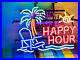 Happy-Hour-Palm-Tree-Sun-Chair-Beer-Bar-Glass-Light-Neon-Sign-17x14-Decor-Wall-01-dc