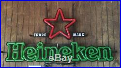 Heineken LED Neon 30 Logo Est. 1873 Beer Bar Sign