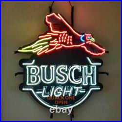 Hunted Pheasant Beer Neon Light Sign 19x15 Home Bar Pub Cave Wall Decor