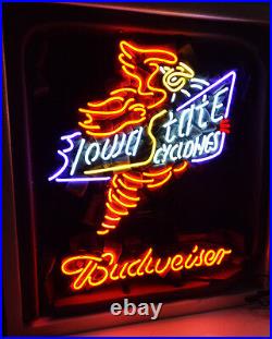Iowa State Cyclones Beer Bar Bistro Pub Restaurant Boutique Neon Sign Light