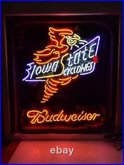 Iowa State Cyclones Beer Bar Bistro Pub Restaurant Boutique Neon Sign Light
