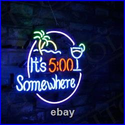 It's 500 Somewhere Neon Sign Night Club Bar Pub Beer VIntage Patio Artwork