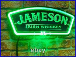 Jameson Irish Whiskey Light Lamp Neon Sign 14 Beer Display Handcraft Hanging