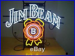 Jim Beam ME161 Beer Neon Light Sign FREE SHIPPING