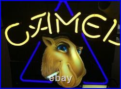Joe Camel Camel Cigarettes 20x16 Neon Light Sign Lamp Beer Store Open Glass