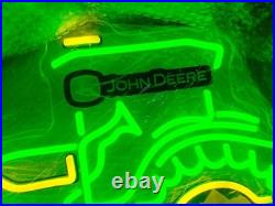 John Deere Farm Tractor Busch Light Beer LED Neon Light Lamp Sign With Dimmer John Deere Farm Tractor Busch Light Beer LED Neon Light Lamp Sign With Dimmer
