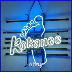 Kokanee Beer Neon Sign Real Glass Beer Bar Pub Wall Decor Artwork Gift 20x16