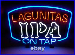 Lagunitas IPA On Tap Pale Ale Beer 20x16 Neon Light Lamp Sign Bar Pub Decor