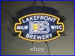 Lakefront Brewery Beer Milwaukee 24 Vivid LED Neon Sign Light Lamp With Dimmer Lakefront Brewery Beer Milwaukee 24 Vivid LED Neon Sign Light Lamp With Dimmer