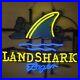 Landshark-Lager-Fin-Beer-20x16-Neon-Sign-Light-Lamp-Wall-Decor-Bar-Real-Glass-01-epu