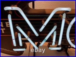 Large Miller Genuine Draft MGD Neon Beer Sign Guitar Rare Man Cave Light Bar