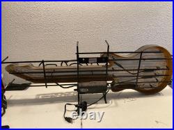 Large Miller Genuine Draft MGD Neon Beer Sign Guitar Rare Man Cave Light Bar