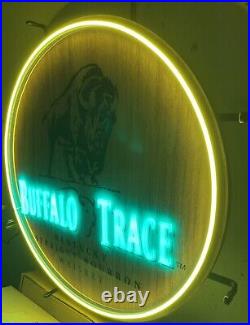 Large Rare Buffalo Trace LED Light Sign! Amazing Bar Light! New! Free Shipping