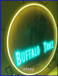 Large Rare Buffalo Trace LED Light Sign! Amazing Bar Light! New! Free Shipping