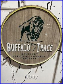 Large Rare Buffalo Trace LED Light Sign! Amazing Bar Light! New! Free Shipping