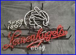 Leinenkugel Indian Maiden Beer Neon Lighted Sign Awesome