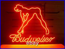 Live Nudes Lady Dance Pole Hot Girl 17x14 Neon Light Sign Lamp Beer Bar Decor