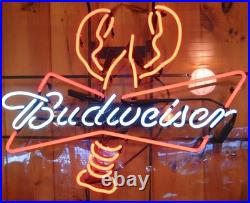 Lobster Beer 20x16 Neon Sign Lamp Light Bar Club Party Visual Room Decor NM