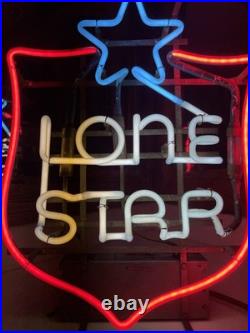 Lone Star Brewing Neon Sign 20 x 15 Vintage San Antonio Tx Beer