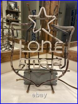 Lone Star Brewing Neon Sign 20 x 15 Vintage San Antonio Tx Beer