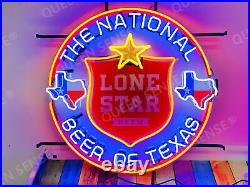 Lone Star Shield National Beer 24x24 Neon Light Sign Lamp HD Vivid Printing Lone Star Shield National Beer 24x24 Neon Light Sign Lamp HD Vivid Printing