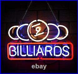 Lushun Billiards Real Glass Neon Signs Beer Bar Club Bedroom Neon Lights for Off