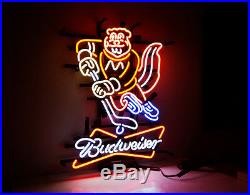 ME683 BUD-minnesota Bud weiser LED NEON Light Sign Golden Gophers Beer Bar Pub