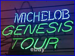 MICHELOB GENESIS TOUR Rare NEON SIGN Invisible Touch 1986-87 Beer Bar Lighting