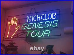 MICHELOB GENESIS TOUR Rare NEON SIGN Invisible Touch 1986-87 Beer Bar Lighting