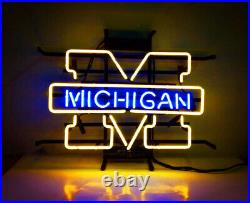 MICHIGAN Neon Signs Decor Beer Bar Pub Store Artwork Sign 20x16