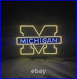 MICHIGAN Neon Signs Decor Beer Bar Pub Store Artwork Sign 20x16