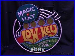 Magic Hat LOW KEY Session IPS 3D Neon Beer Sign Bar Light 24 by 24