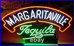Margaritaville Tequilia Neon Sign Light Beer Room Bar Glass Artwork