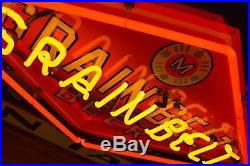 Minty Grain Belt Porcelain Beer Neon Bar 1940's Sign Breweriana CLEAN Will Ship